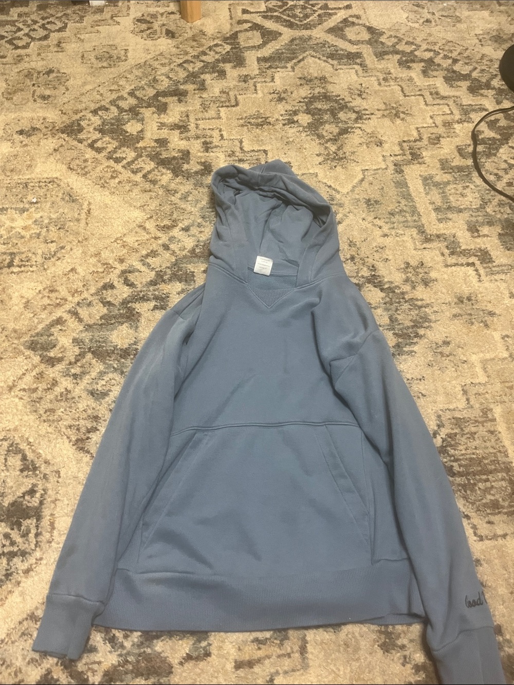 wonder nation light blue pullover hoodie